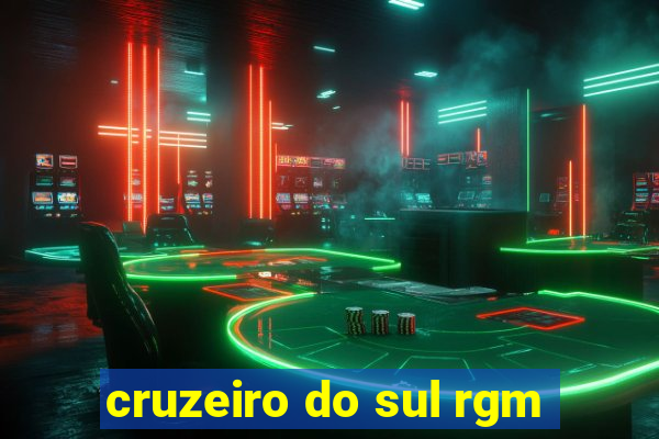 cruzeiro do sul rgm